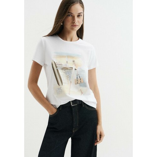 фото Футболка dkny, размер xs, белый