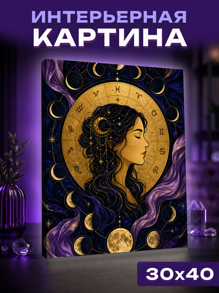 Интерьерная картина Золотой круг женской интуиции