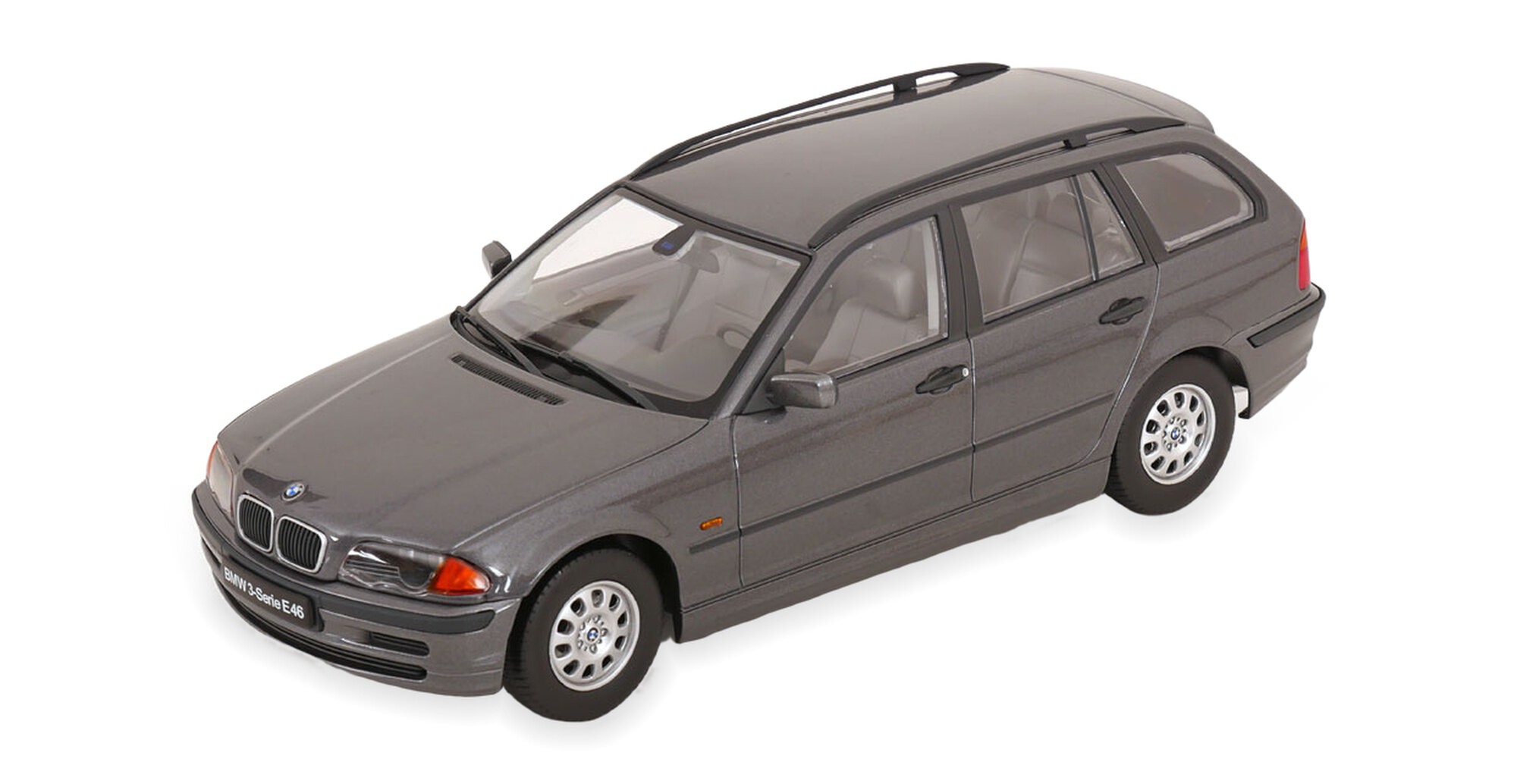 Модель коллекционная KK-SCALE Bmw 3ER E46 touring 1999 grey metallic
