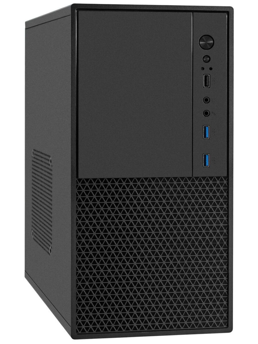 Корпус для ПК Exegate BAA-308MU2 черный, Mini Tower без блока питания