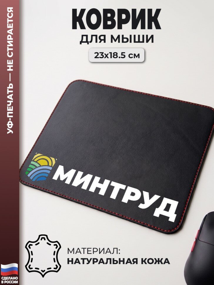 Коврик для мыши "Минтруд" (23 х 18,5 см)