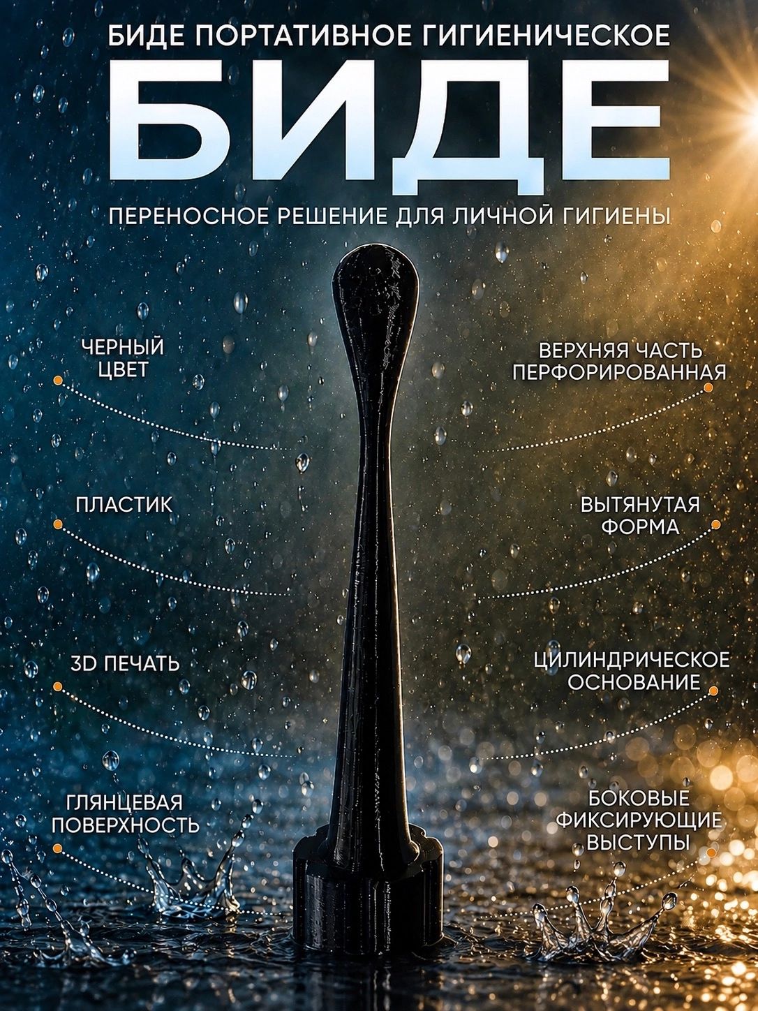 Средство для интимной гигиены, Биде портативное, замена гигиенического душа.