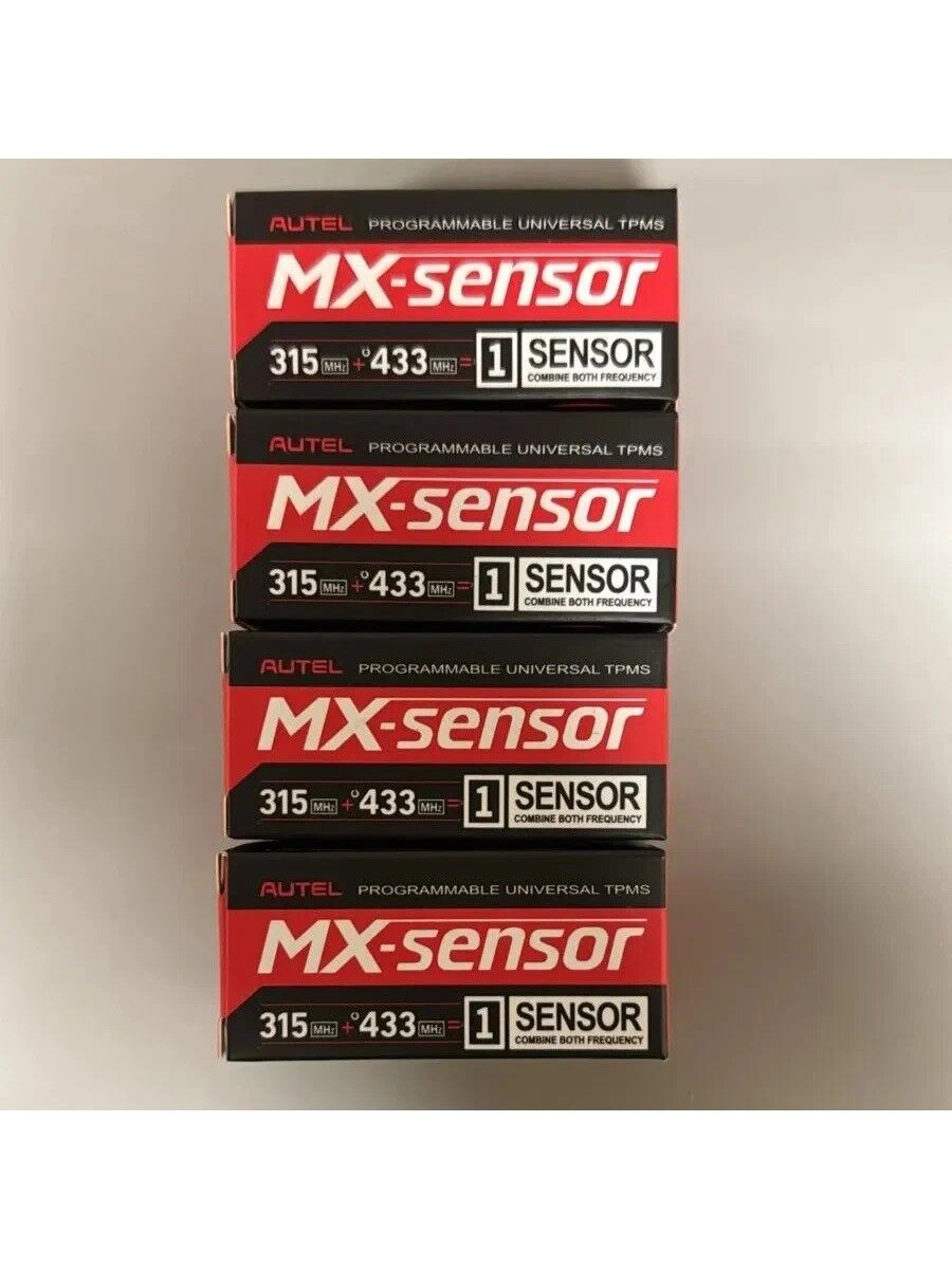 Программируемый датчик давления в шине для всеx марок авто TPMS AUTEL MX Sensor 315 / 433MHz 4 штука