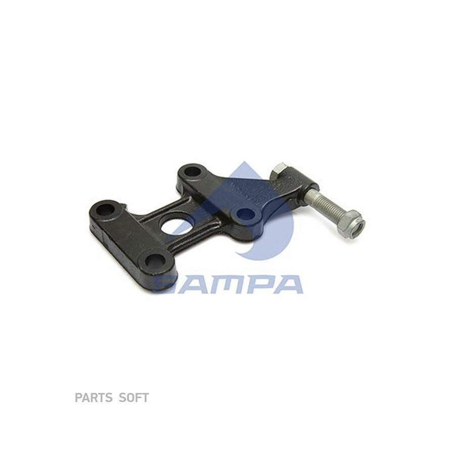 Пластина подрессорная правая (150*93.5*42*170) от официального дистрибьютора, SAMPA, артикул 071052