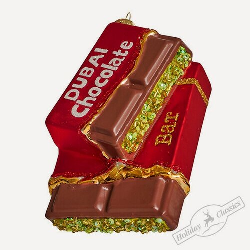Изображение товара Елочная игрушка Дубайский шоколад, 11см