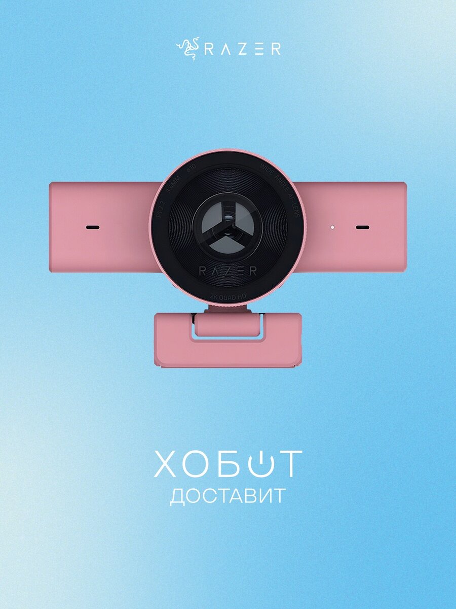 Веб-камера Razer Kiyo V2 X розовый (RZ19-05380200-R3M1)
