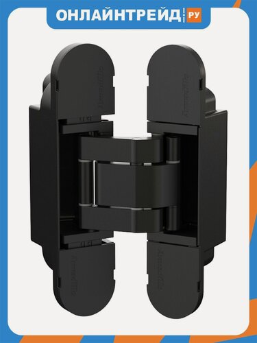 Изображение товара Петля скрытой установки Armadillo TECH U3D5000. VPG BL черный (2 шт)