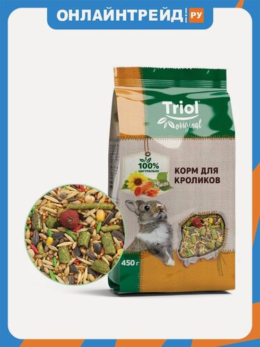 Изображение товара Корм Triol Original для кроликов, 450г