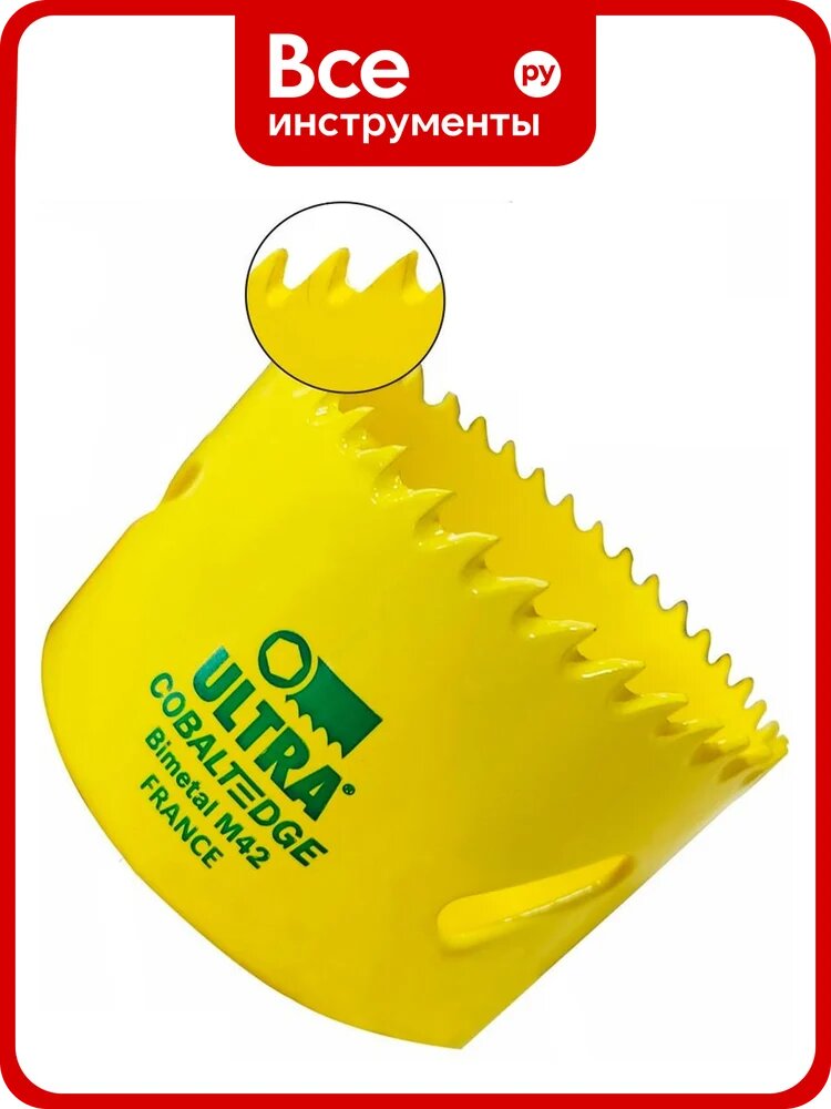 Коронка по металлу ULTRA 82.0x41мм Bi-Metall HSSE-Co8(M42) 5.5tpi SCY 82