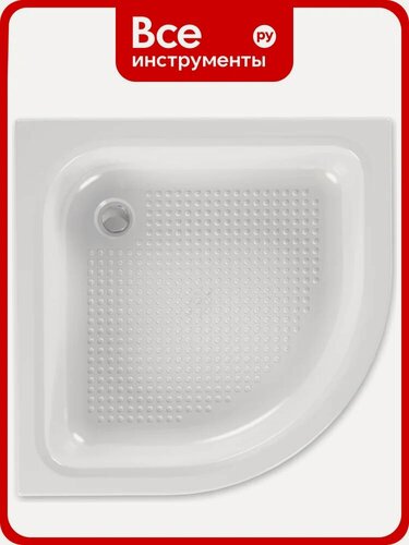 Изображение товара Акриловый душевой поддон Метакам Classic S 800 АПS_011740 4620034052682, 800 А, белый цвет, полукруглая форма