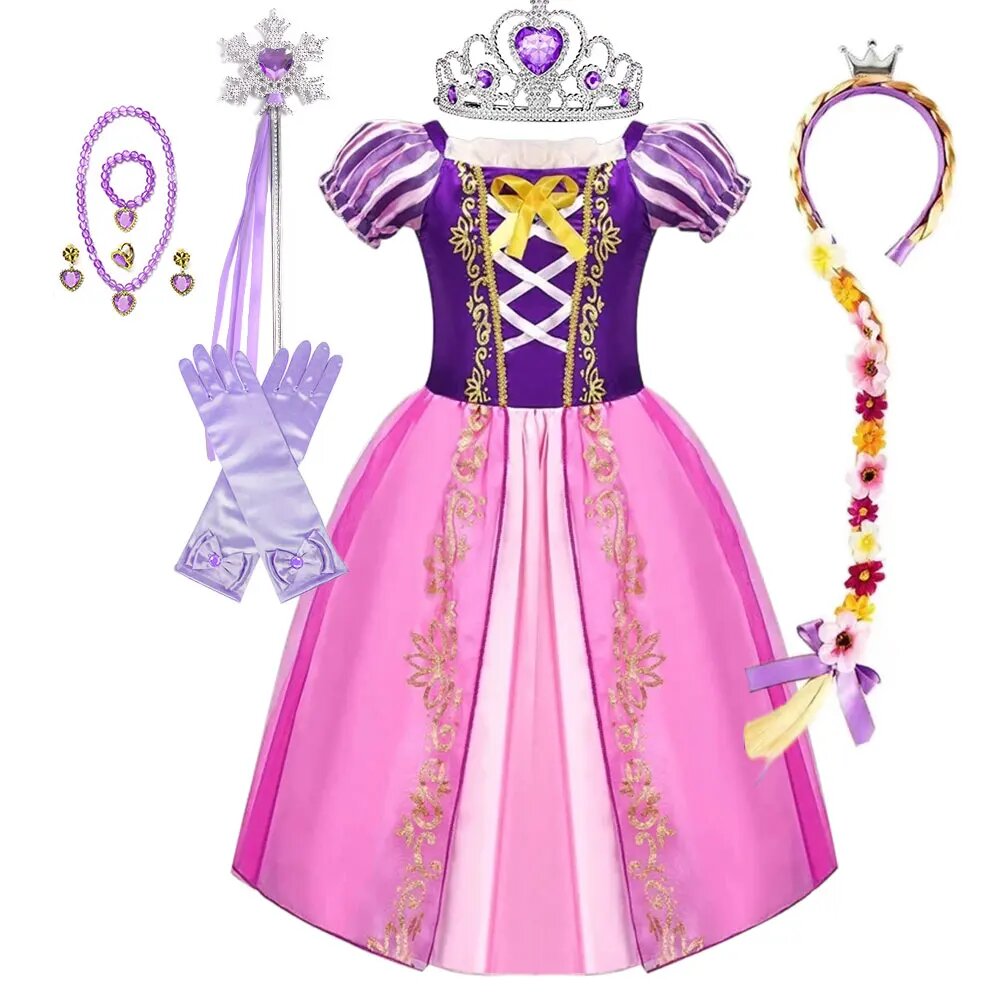Платье принцессы Рапунцель, 2T(TAG 100), Rapunzel 02