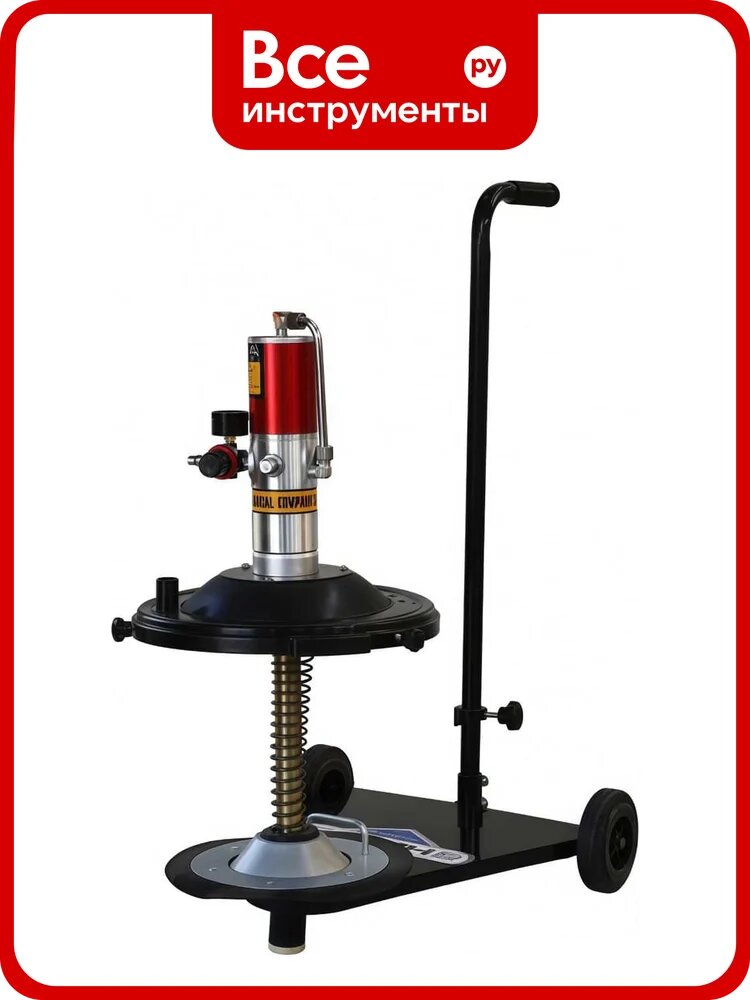 Мобильный комплект для смазки Petropump 50:1 с тележкой, для бочек 15–20 кг PP230017