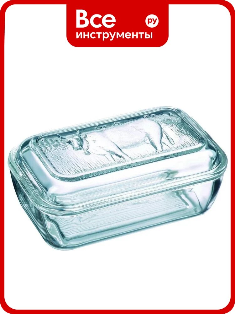 Масленка LUMINARC коровка с крышкой, 17 см V5654