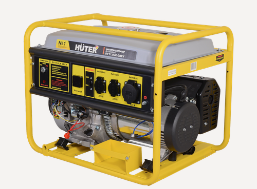 Изображение товара Электрогенератор бензиновый 9кВт Huter DY11,0LX-Grey, электростартер