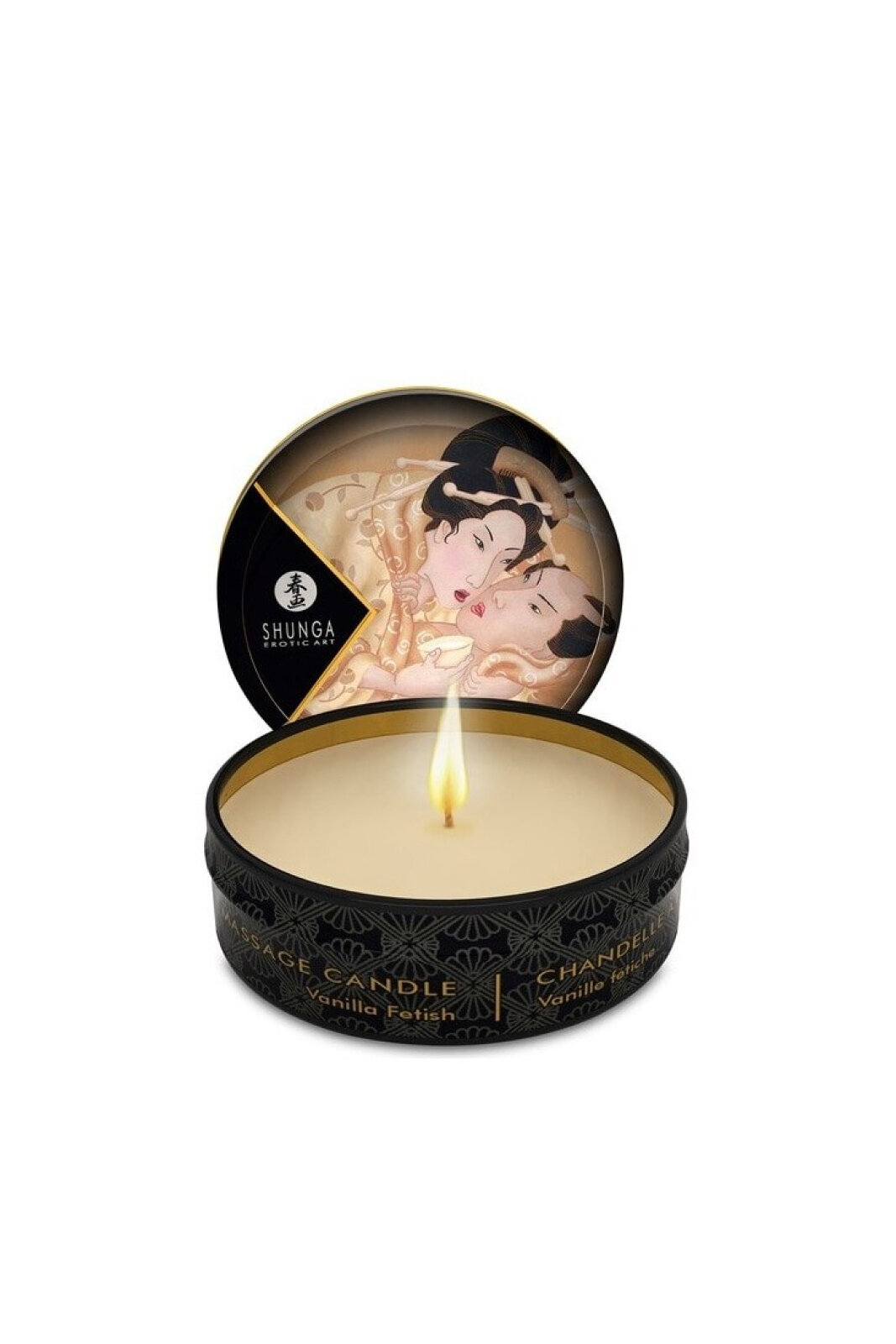 Массажное масло в виде свечи Shunga Vanilla Fetish