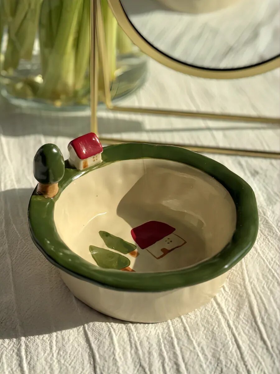 Керамическая тарелка Pinterest глубокая 1 шт