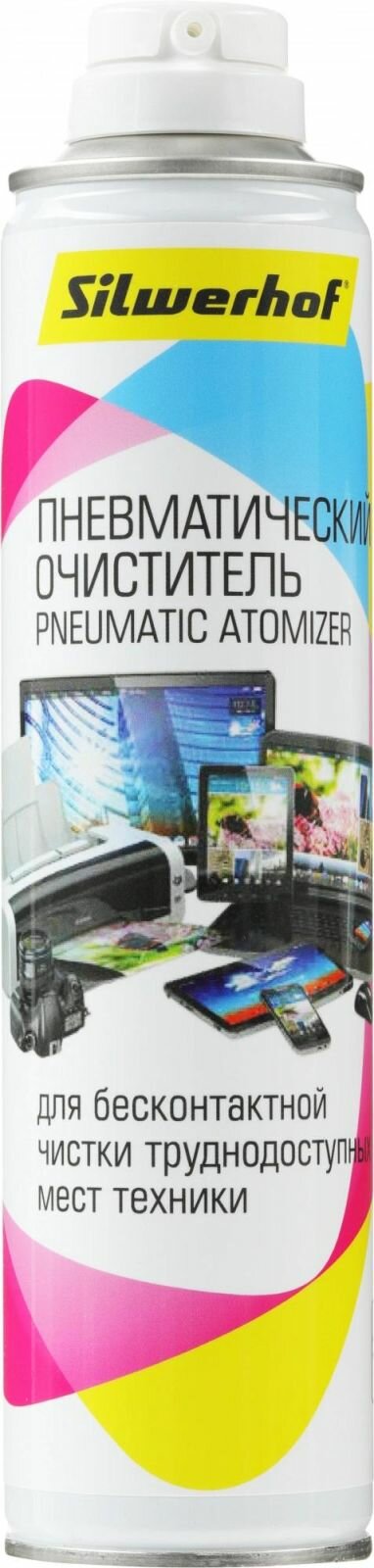 Баллон со сжатым воздухом SILWERHOF для удаления пыли, объем 300 мл (671501)