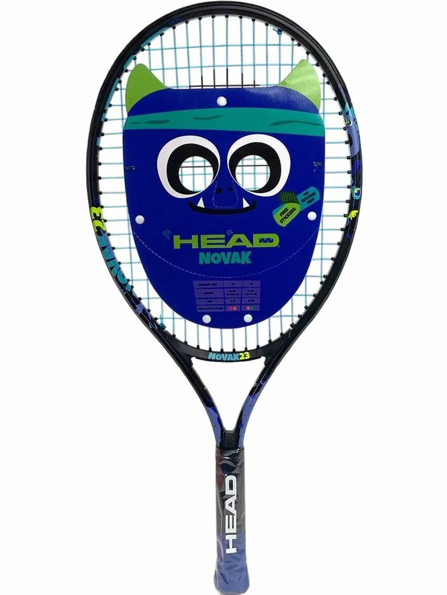 Ракетка Head Novak 23 черный Композитный материал 235014SC06