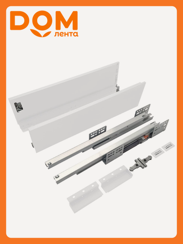 Изображение товара Комплект направляющих Lembox, сталь, толщина 12.8 мм, с доводчиком