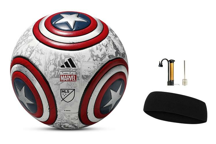 Футбольный мяч унисекс Adidas x MARVEL Captain America, 45