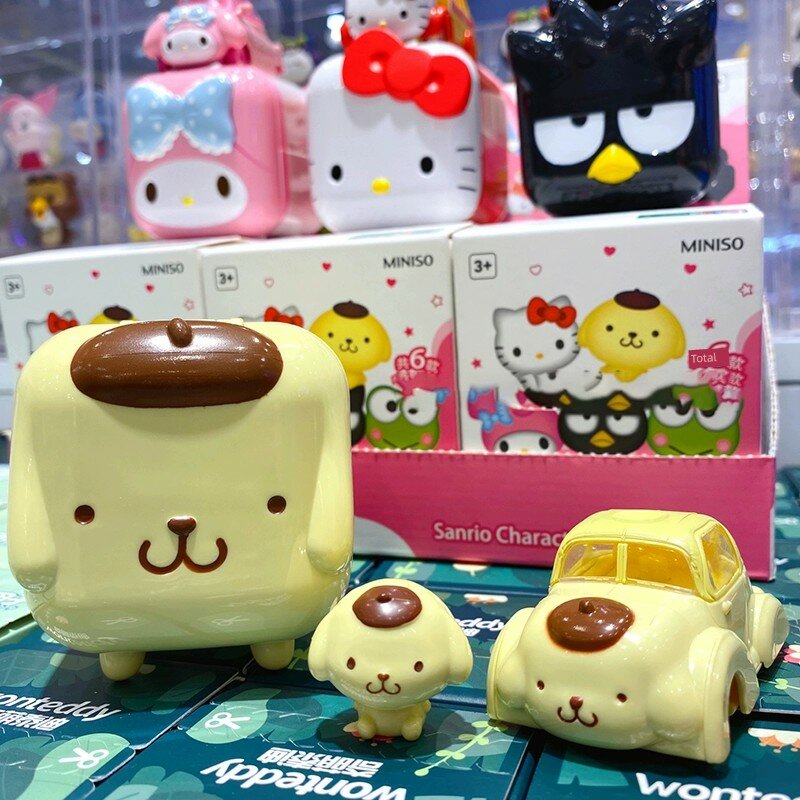 Минисо СанRIO Почако Ридинг Фамили Blind Box механическая игрушка для детей открытая