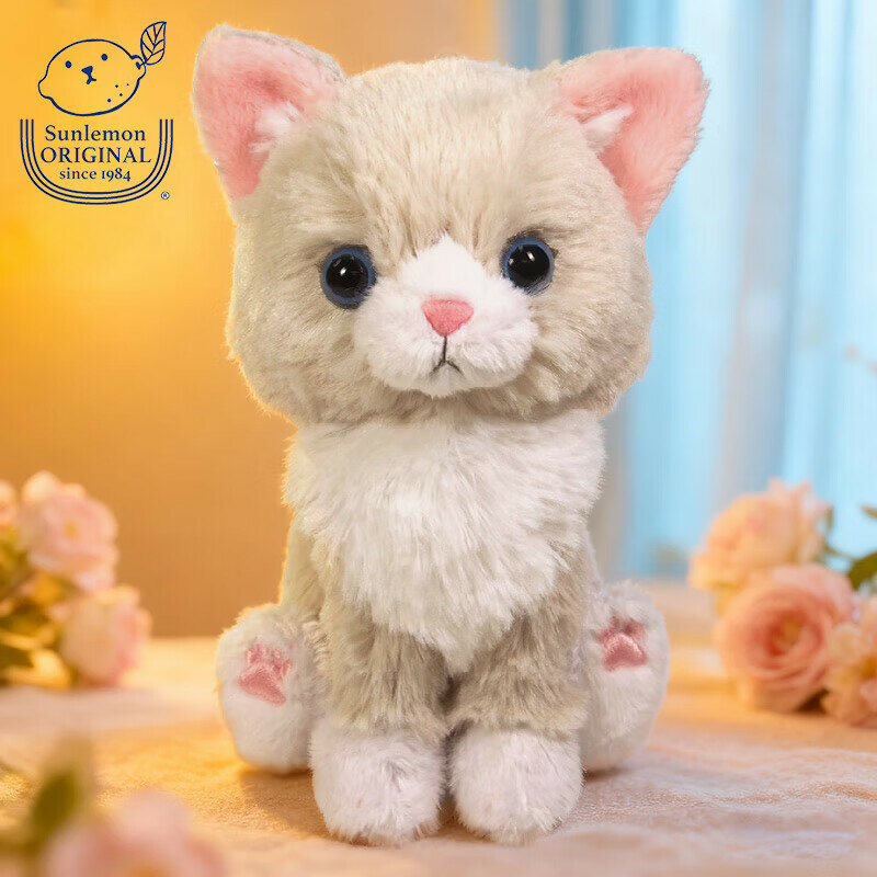 Плюшевая игрушка Рагдолл котенок 16 см Мягкая кукла для девочек Отличный подарок на день рождения Цвет：Котенок серия