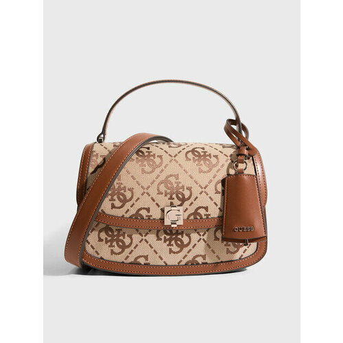 фото Сумка guess, 28х34 см, темно-бежевый