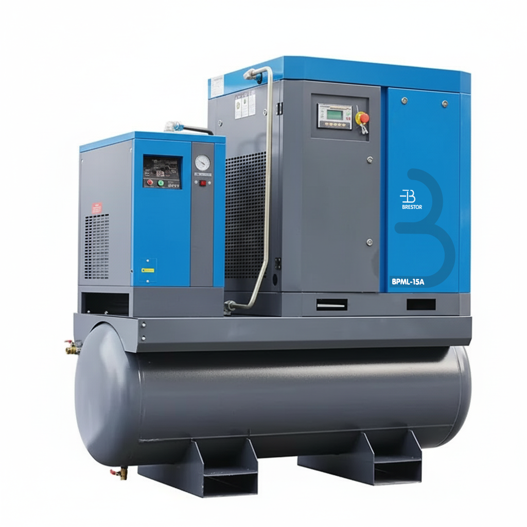 Компрессор винтовой BPML-22A (1,84м3/мин при 16бар; маслозаполненный) Brestor