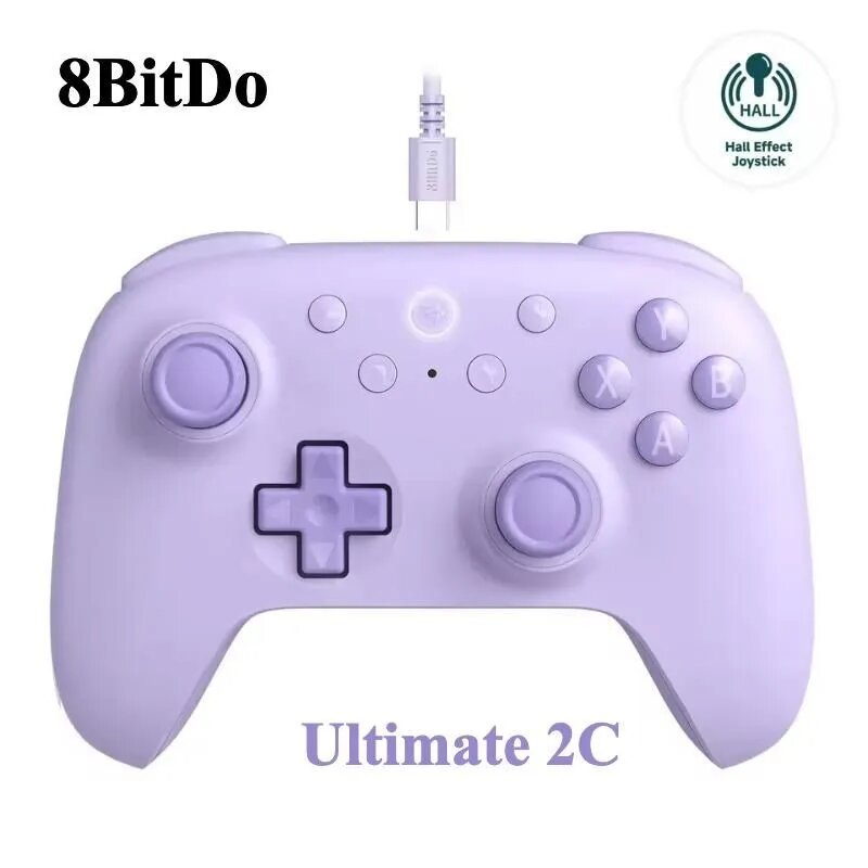 8BitDo Ultimate 2C Wired Игровой контроллер Геймпад с джойстиком с эффектом Холла для