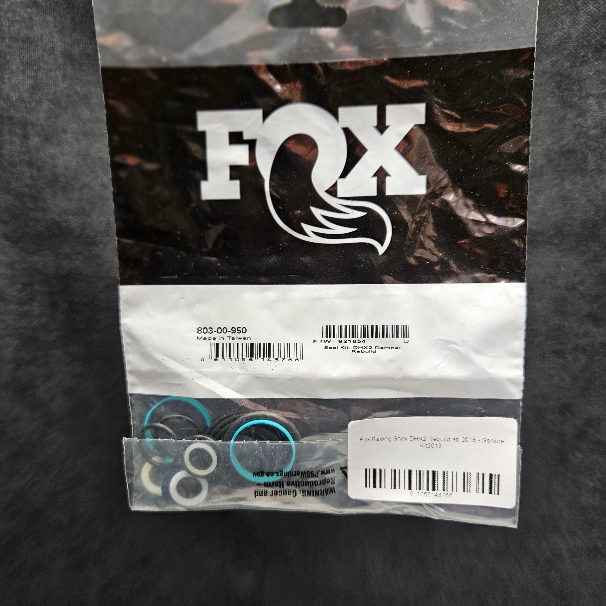Набор для обслуживания амортизаторов FOX DHX2, 50 часов, оригинальный, p/n 803-00-950