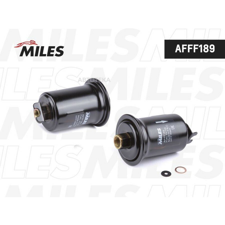 Фильтр топливный HYUNDAI/MITSUBISHI/TOYOTA (MANN WK 614/24x FILTRON PP927 VIC FC-155) AFFF189 MILES AFFF189