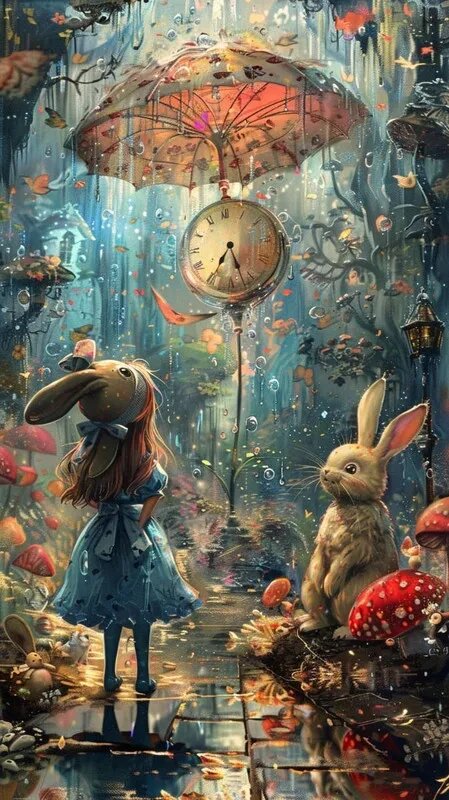 Головоломка 1000 деталей для взрослых, Alice in Wonderland/Алиса в стране чудес, сложная головоломка, Деревянные пазлы, Рождественский подарок, идеальный выбор для развлечений в помещении 50x75cm