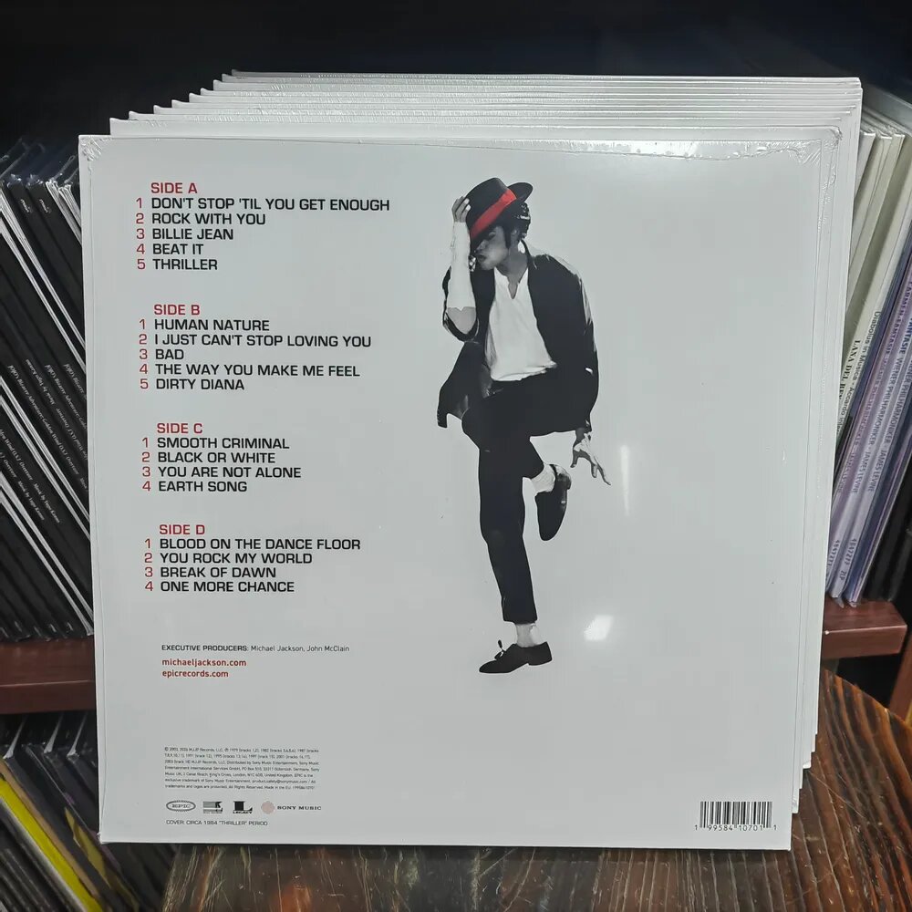 Michael Jackson – Number Ones (2 LP) – купить в интернет-магазине