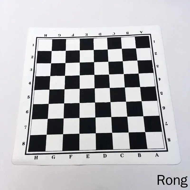 Шахматная доска виниловая без фигур, доска для шахмат 43*43