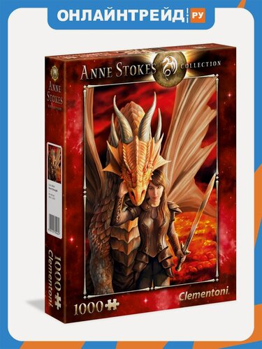 Изображение товара Пазл Clementoni Anne Stokes Сила дракона, 1000 дет.