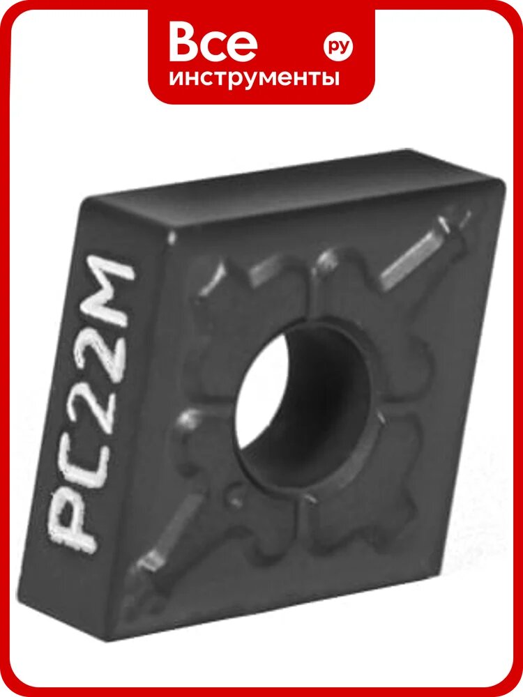 Пластина сменная ромбическая CNMG 120404-MT PC22M Русский Инструмент ri.360.503