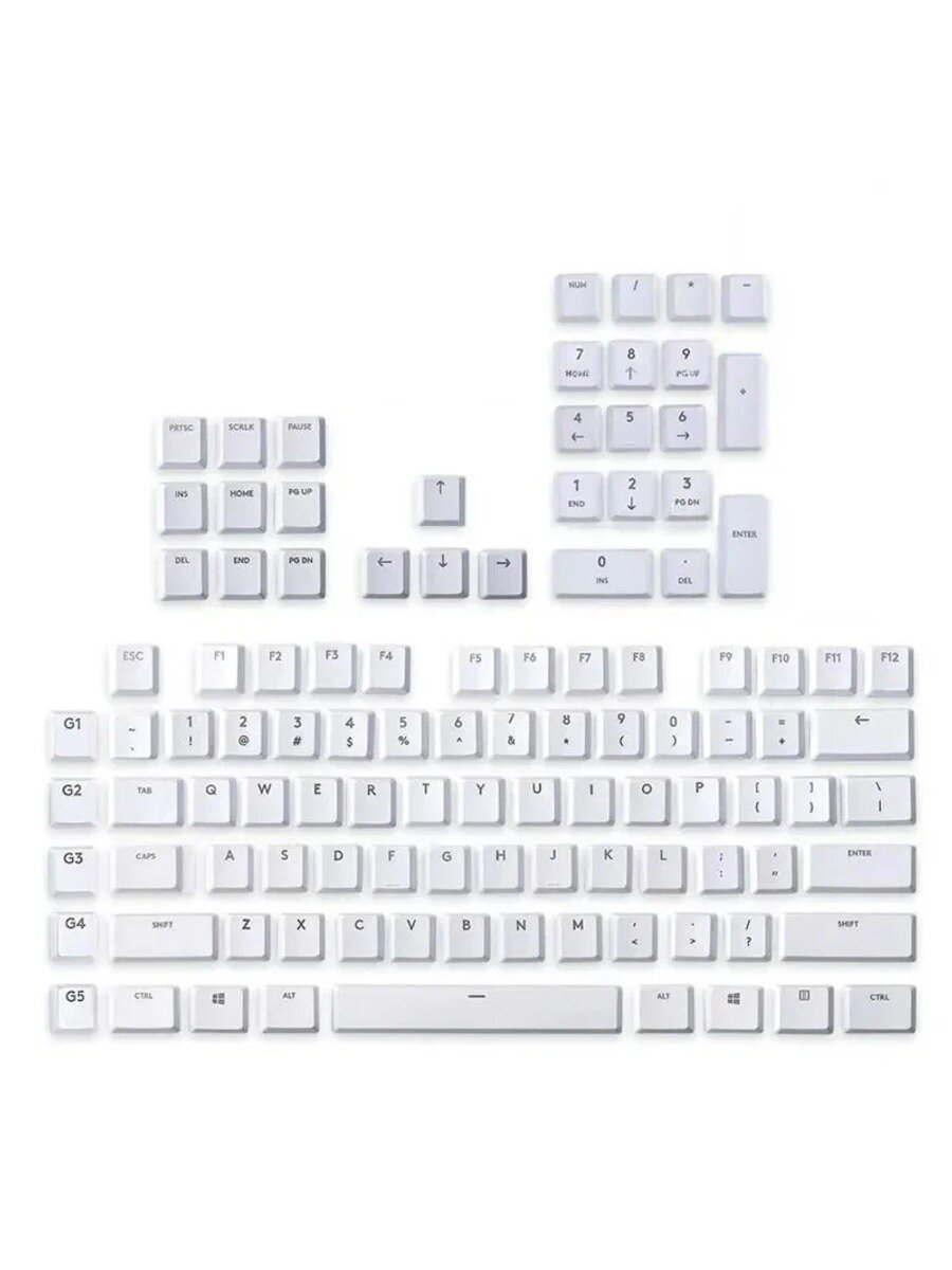 Подходит для клавиш Logitech G915/G913/G815/G813-белый, Цвет белый