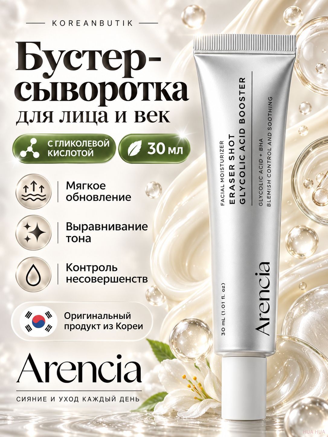 Аренсия витамин с. arencia vitamin c booster shot/arencia vitamin c.30 мл