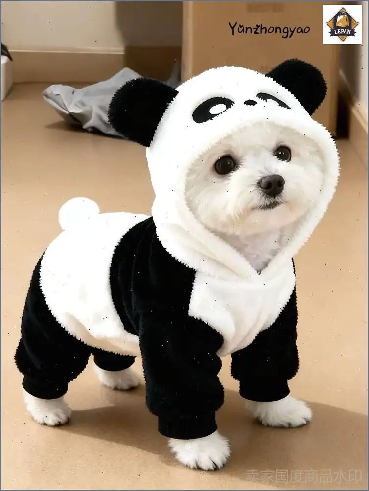 Комплект в стиле панды, Смешная одежда для собак и кошек, COSPLAY, Новый год