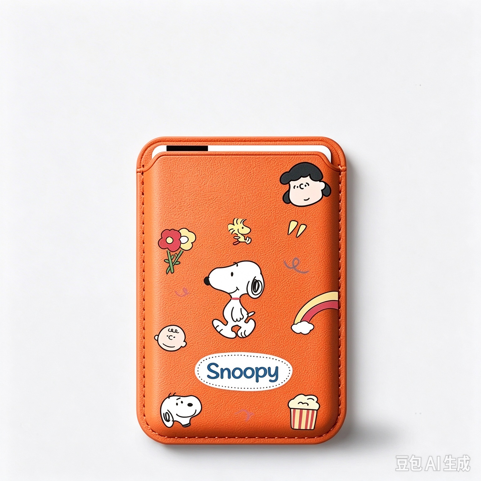 Новая модель MINISO Косплей аксессуар Снупи Card holder Магнитный держатель для карт .