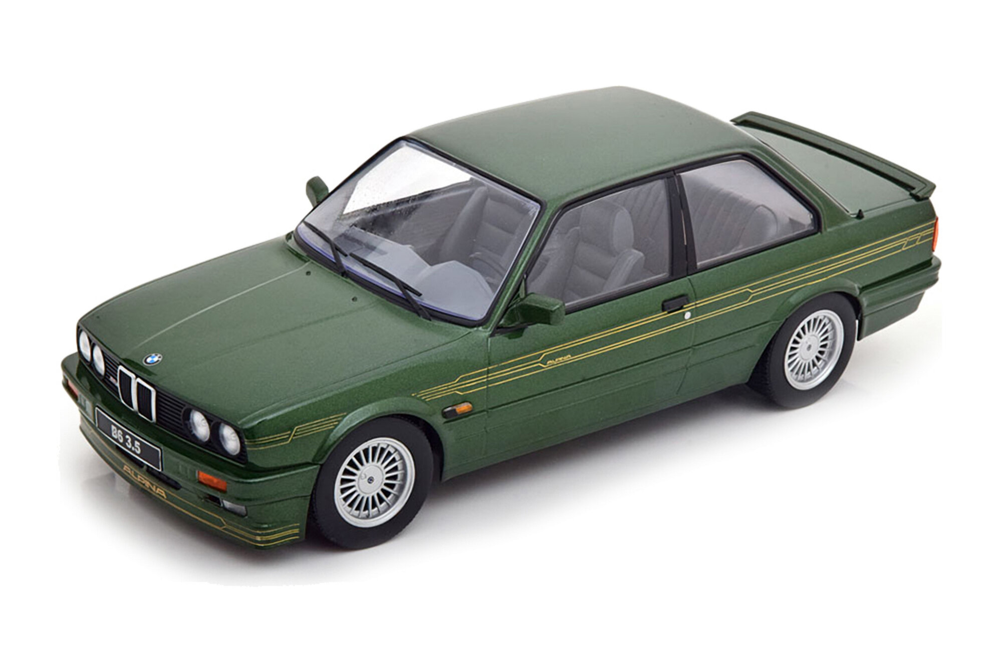 Модель коллекционная KK-SCALE Bmw alpina B6 3.5 E30 1988 зеленый металлик