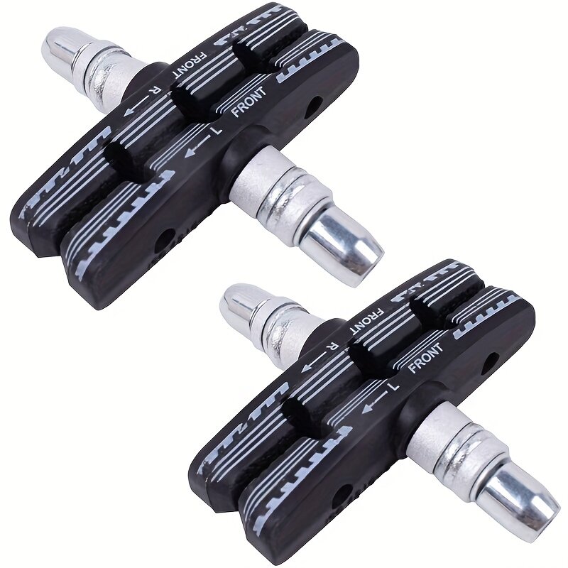 Тормозные колодки V-brake для горного велосипеда, черные, 2 пары