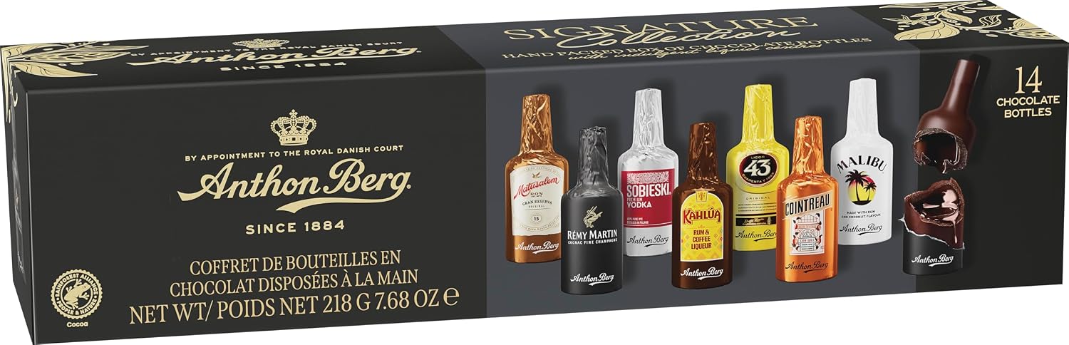 Подарочный набор Anthon Berg Chocolate Liqueurs 14 бутылочек, 219 гр