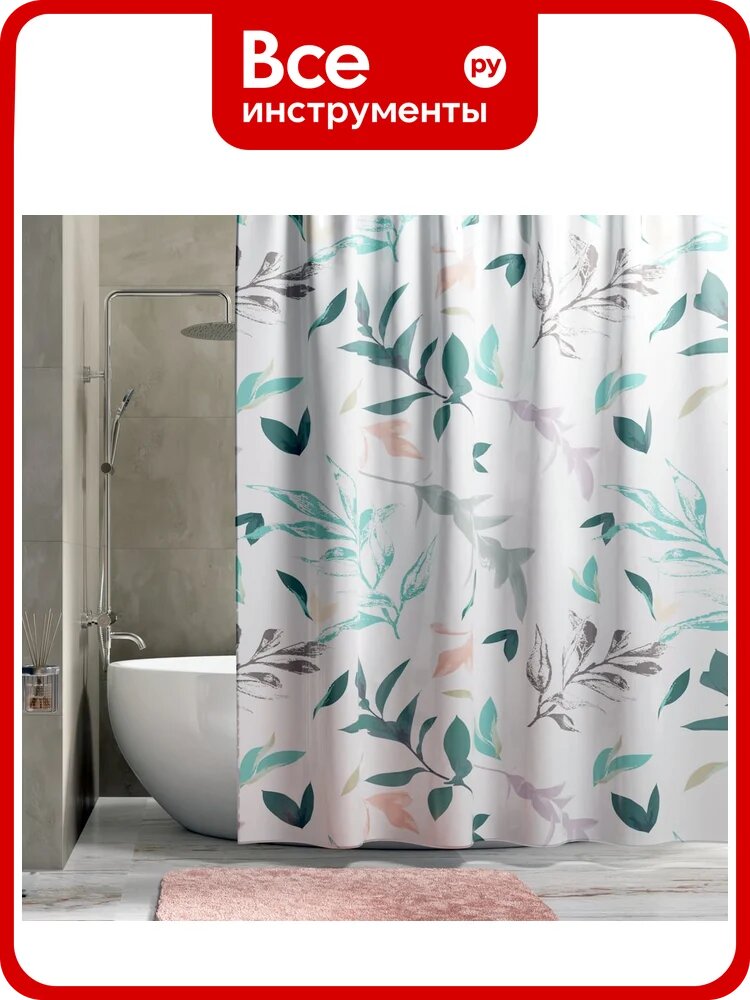 Шторка для ванной WasserKRAFT Rossel SC-57101