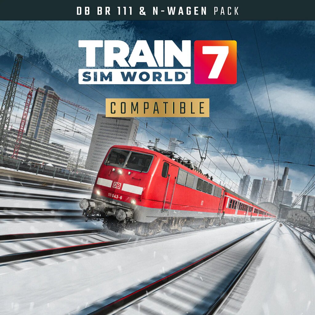 Дополнение Train Sim World 7: DB BR 111 & n-Wagen Pack, цифровое издание PlayStation 5, регион Турция / код пополнения баланса