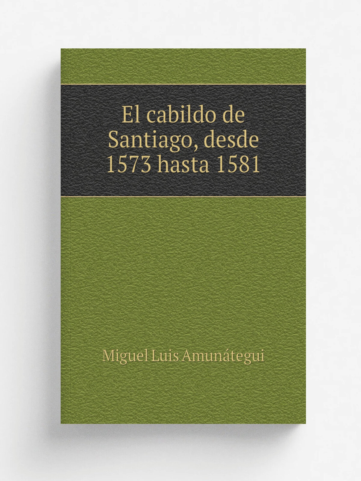 El cabildo de Santiago, desde 1573 hasta 1581 | Miguel Luis Amun.tegui | 1890 | Santiago de Chile, Imprenta nacional | Репринт