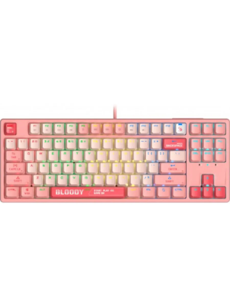 Клавиатура A4Tech Bloody S87 Energy Pink