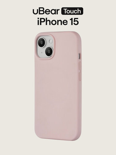 Изображение товара Чехол на iPhone 15 uBear Touch Mag Case, магнитный, софт-тач