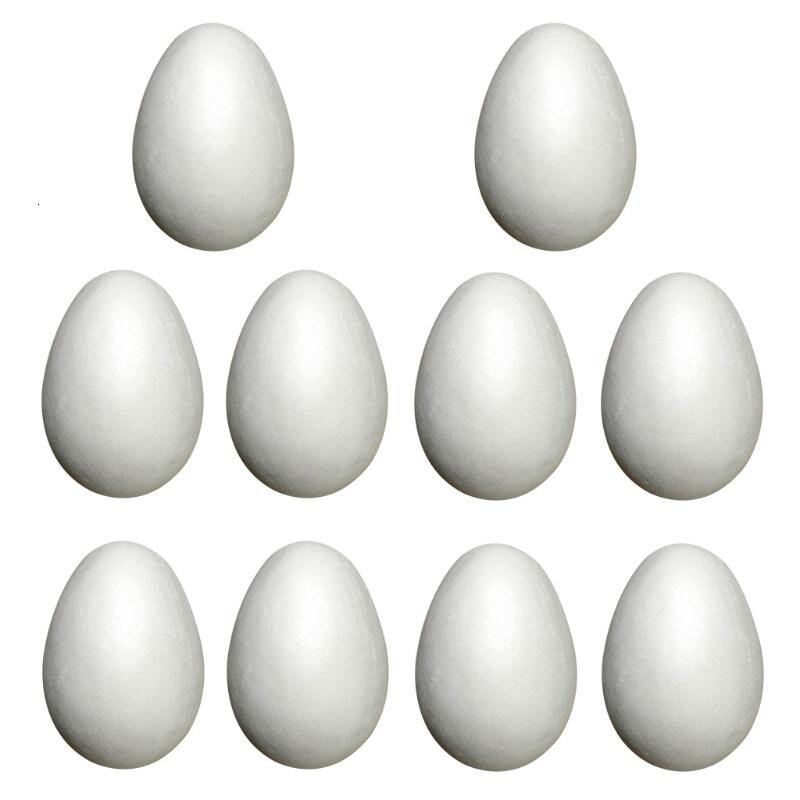 Пенопластовые яйца для пасхального декора (10 шт.), 3см*2см