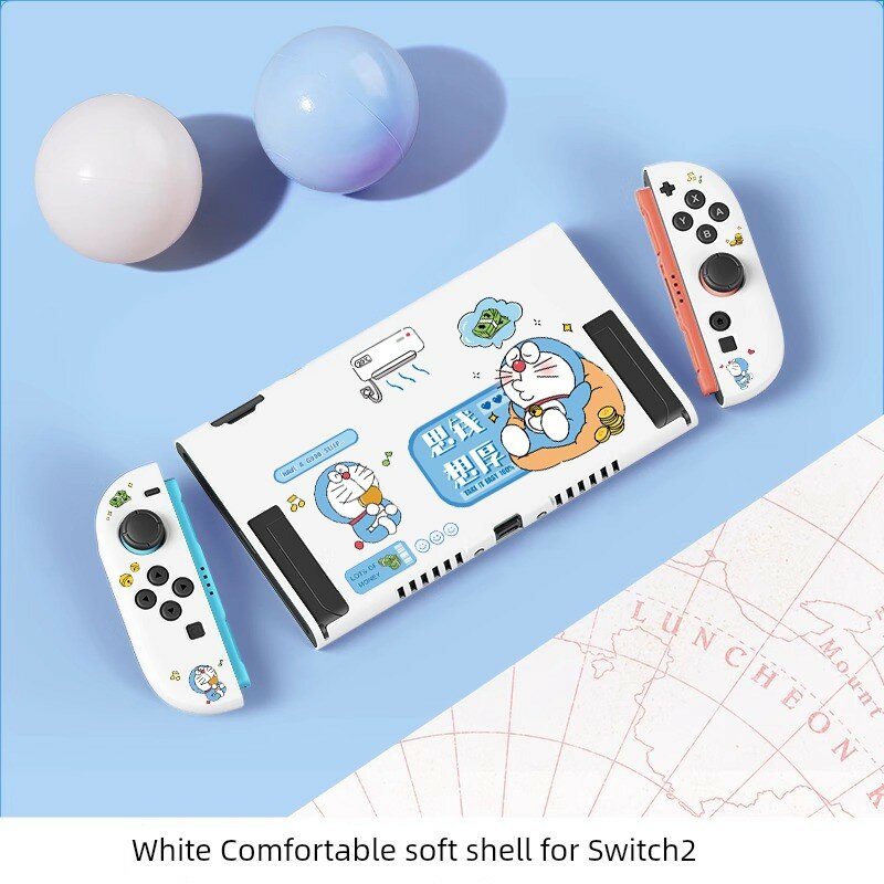 Чехол для Switch 2 для Nintendo Switch 2 - Совместимость с основанием, Непромокаемый, тема Думай о Деньгах Толстый